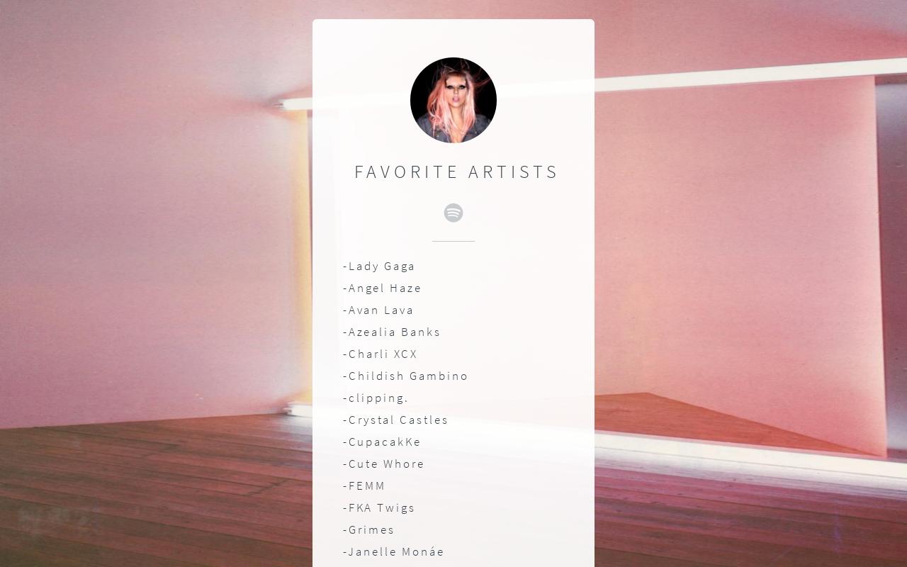 Carrd profile picture for @gaga